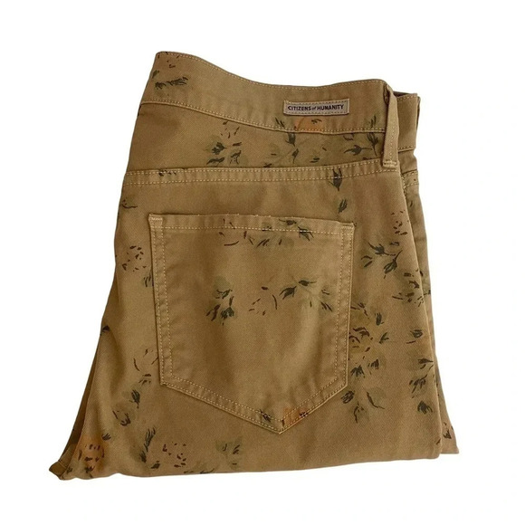 Citizens Of Humanity | Mandy Jeans High Waist Retro Slim Roll Up Floral - Picture 8 of 12